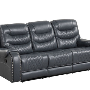 Ashley Gray Oversized 3-Piece Reclining Living Room Set