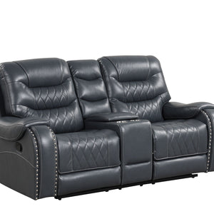 Ashley Gray Oversized 3-Piece Reclining Living Room Set