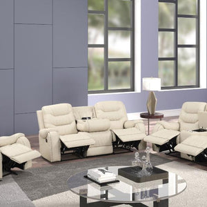 Ashley Cream Oversized 3-Piece Reclining Living Room Set