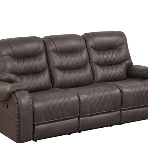 Ashley Chocolate Oversized 3-Piece Reclining Living Room Set