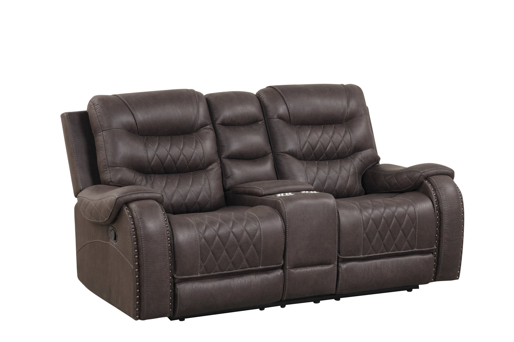 Ashley Chocolate Oversized 3-Piece Reclining Living Room Set