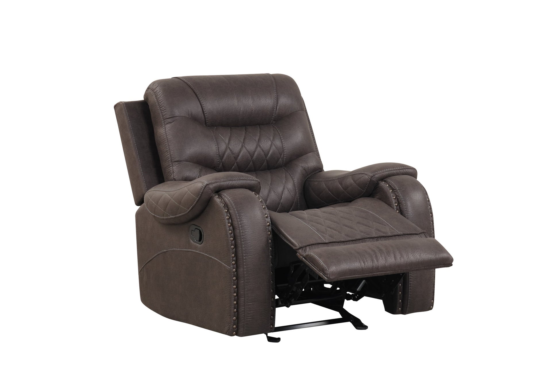 Ashley Chocolate Oversized 3-Piece Reclining Living Room Set