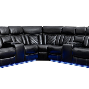 Batman Black Power Reclining Sectional