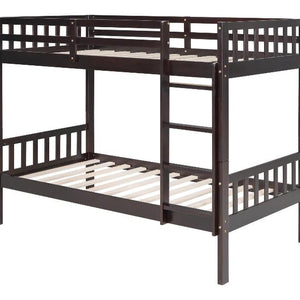 BB10 Twin/Twin Bunk Bed Espresso