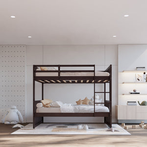 BB10 Twin/Twin Bunk Bed Espresso