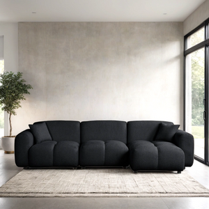 Bella Black Sectional **NEW ARRIVAL**
