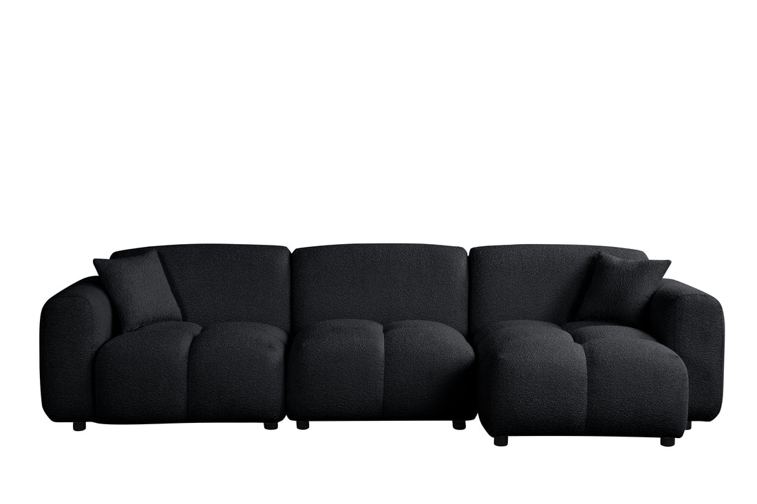 Bella Black Sectional **NEW ARRIVAL**