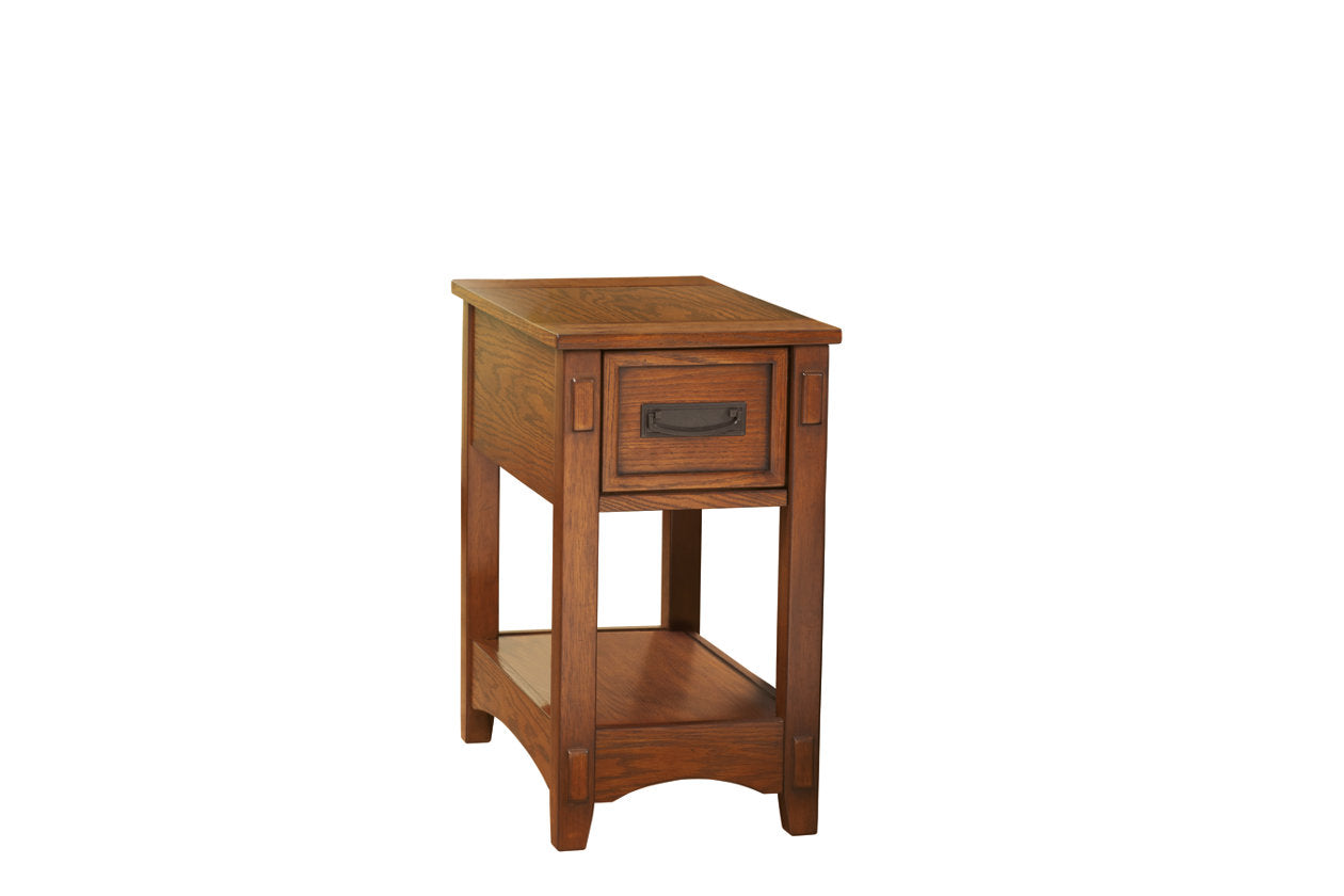 Breegin Brown Chairside End Table