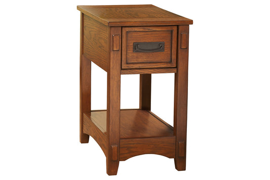 Breegin Brown Chairside End Table