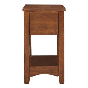 Breegin Brown Chairside End Table