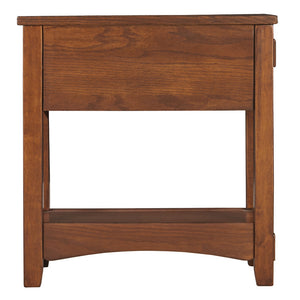 Breegin Brown Chairside End Table