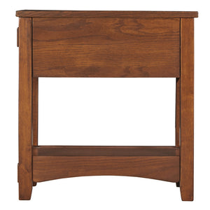 Breegin Brown Chairside End Table