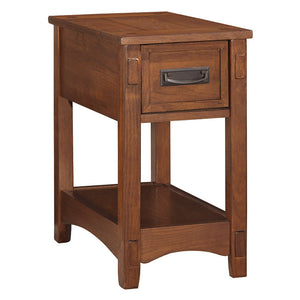 Breegin Brown Chairside End Table