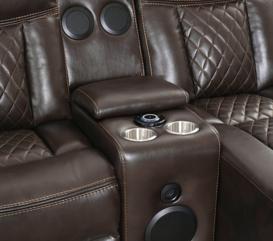 Champion Brown Reclining Sectional