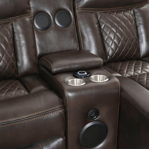 Champion Brown Reclining Sectional