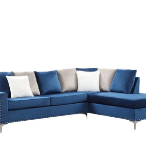 Cindy Neo Blue Reversible Sectional