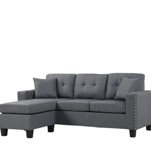 Cris Gray Reversible Sectional