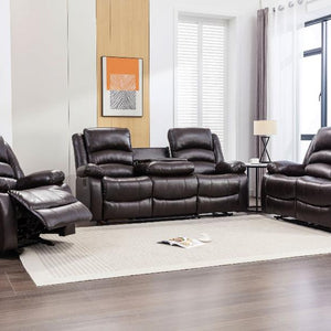 Dynamo Espresso 3-Piece Reclining Living Room Set