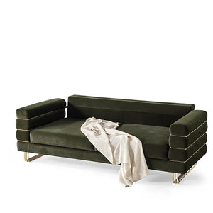 Luma Emerald sofa and loveseat