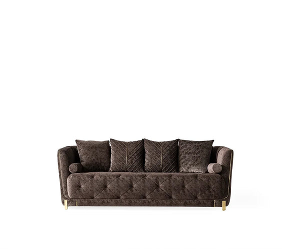 Elit sofa loveseat Brown