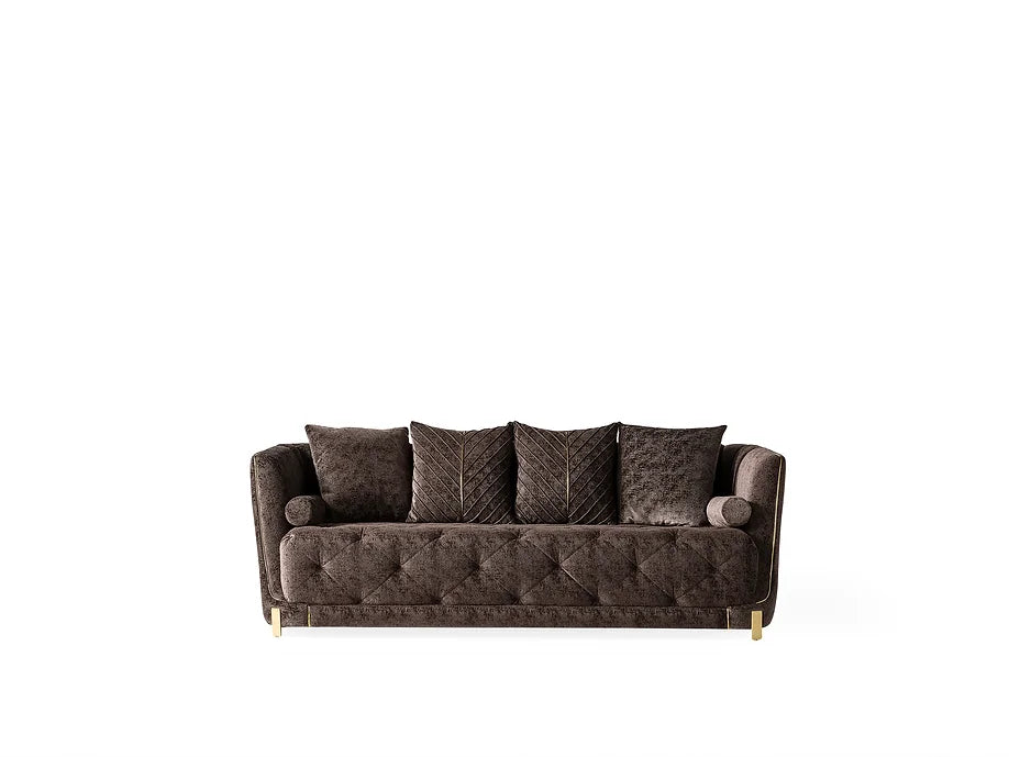 Elit sofa loveseat Brown