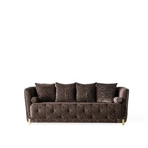 Elit sofa loveseat Brown