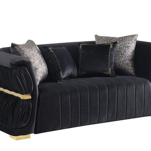 S2003 Anna (Black) SOFA & LOVESEAT