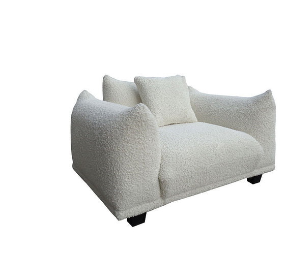 S3131 Homey sofa and oversized chair (White)
