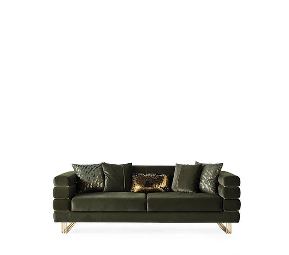 Luma Emerald sofa and loveseat