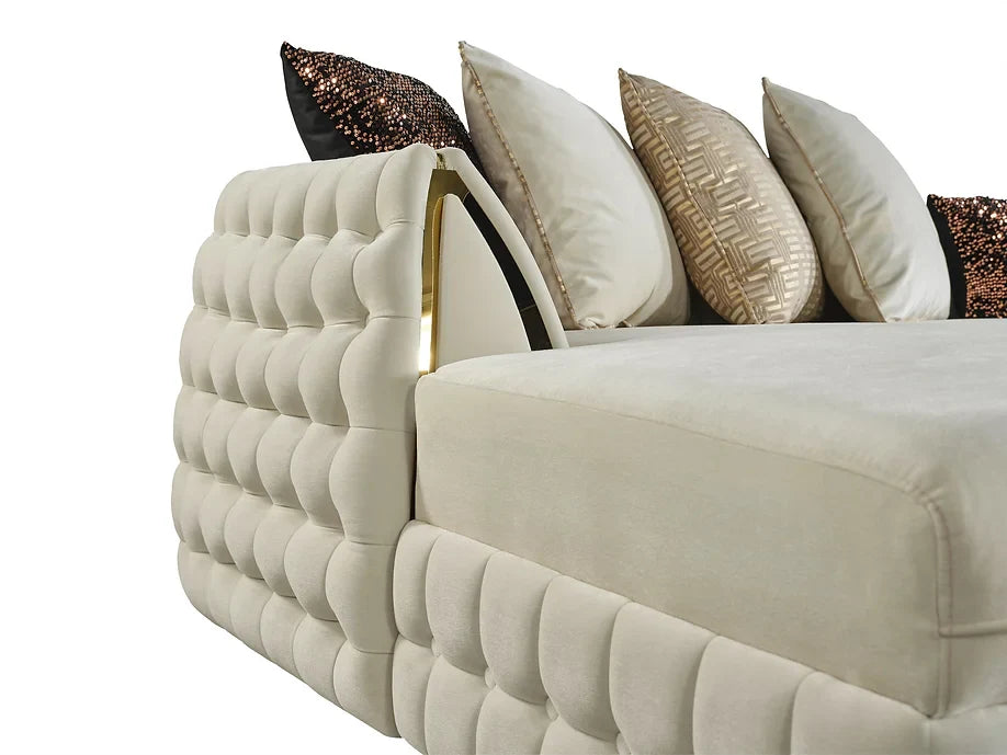 Sicilya Sectional (Cream)