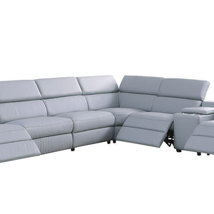 MI-631-6Pcs Picasso sectional light blue