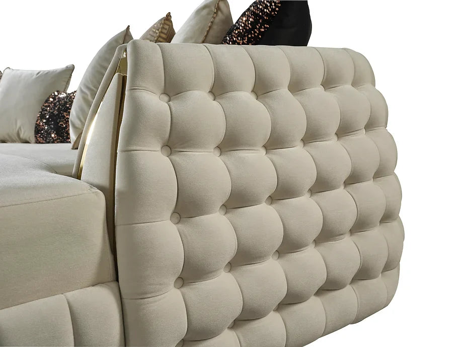 Sicilya Sectional (Cream)