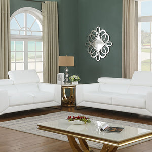 MI-989 Giorgio (White) sofa & loveseat