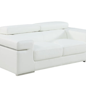 MI-8020 Soho White 2pc Love Seat & Sofa