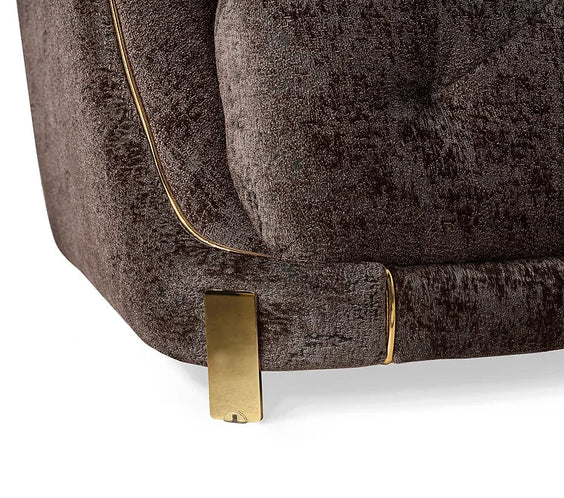 Elit sofa loveseat Brown