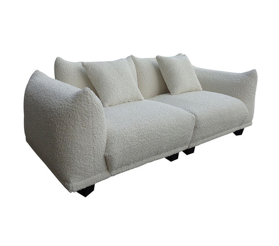 S3131 Homey sofa and oversized chair (White)