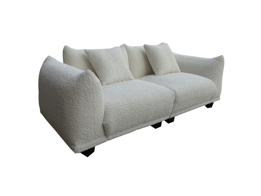 S3131 Homey sofa and oversized chair (White)