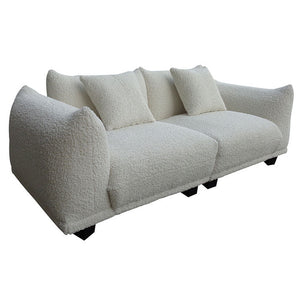 S3131 Homey sofa and oversized chair (White)