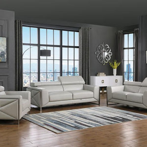 MI-989 Giorgio (Light Grey) sofa & loveseat