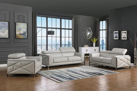 MI-989 Giorgio (Light Grey) sofa & loveseat