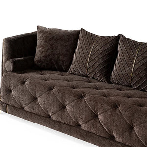 Elit sofa loveseat Brown