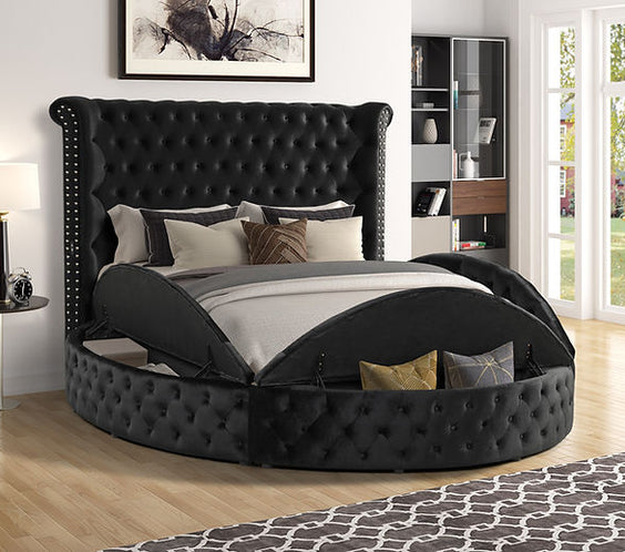 Upgrade your bedroom with the B8009 Lux II Bed from Moda Home Furniture. Designed with a built-in USB charger, it blends modern convenience with timeless elegance.