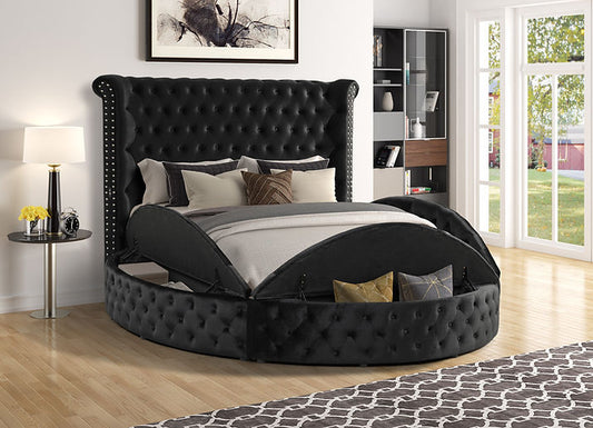 Upgrade your bedroom with the B8009 Lux II Bed from Moda Home Furniture. Designed with a built-in USB charger, it blends modern convenience with timeless elegance.