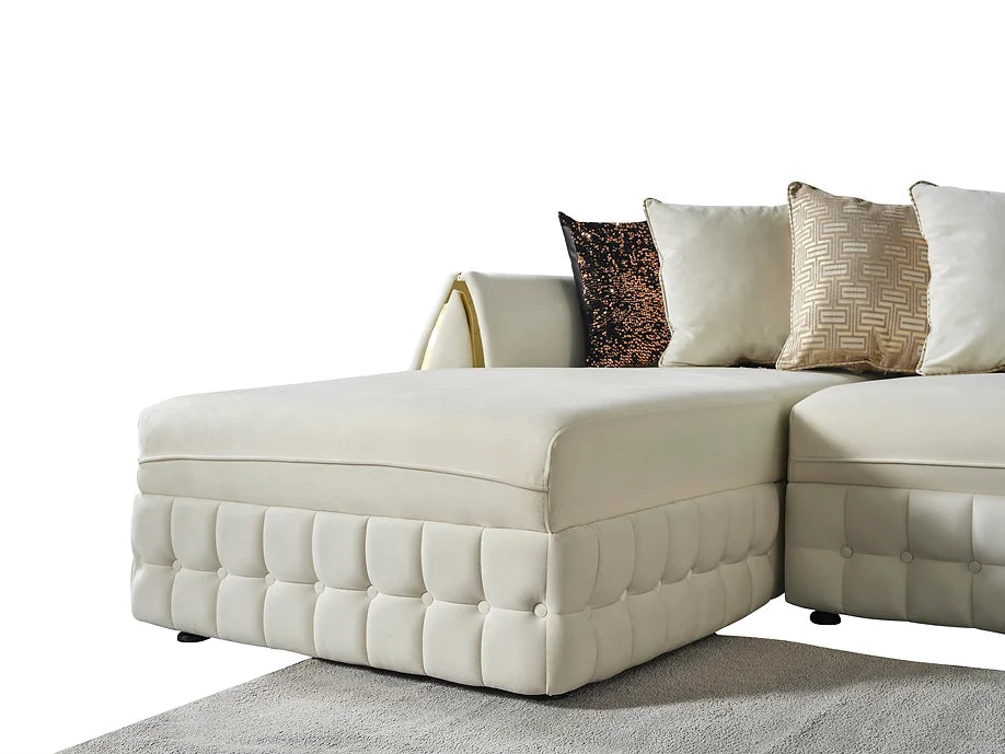 Sicilya Sectional (Cream)