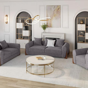 S4045 Stylus (Pewter) sofa and loveseat