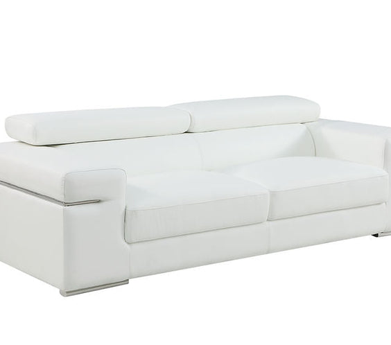 MI-8020 Soho White 2pc Love Seat & Sofa
