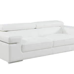 MI-8020 Soho White 2pc Love Seat & Sofa