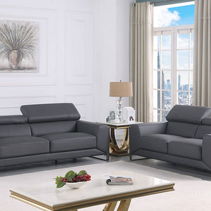 MI-989 Giorgio (Dark Grey) sofa & loveseat