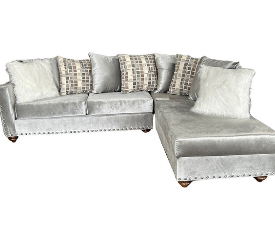 S315 Silver Sectional