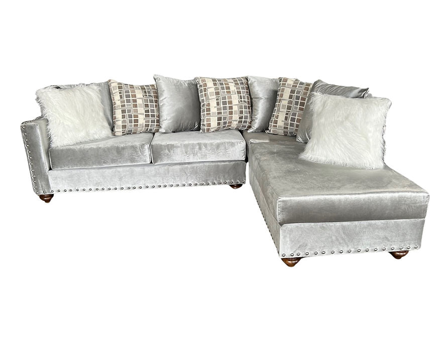 S315 Silver Sectional